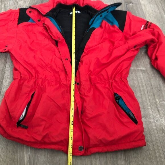 Vintage 90s Roffe Challenge System Ski Parka Jacket Womens Size 8 Made In USA - Picture 10 of 16